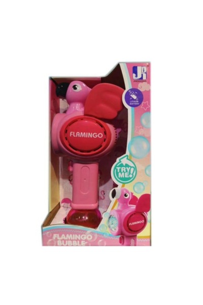 Toy Toy Toy Jucărie pentru copii – Aparat de făcut bule, model flamingo roz