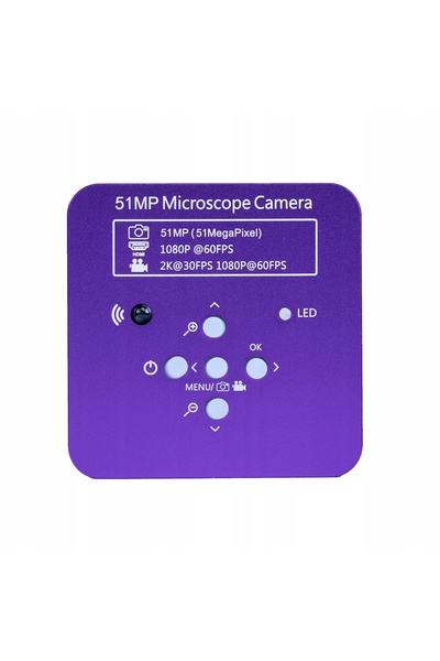 Rosfix Puppis Pink PRO 4in1 Microscope Set | 51MP Camera, 100x Lens, LED