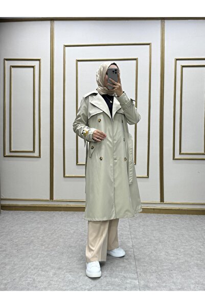 NİLNUR MODA BELTED TRENCH COAT