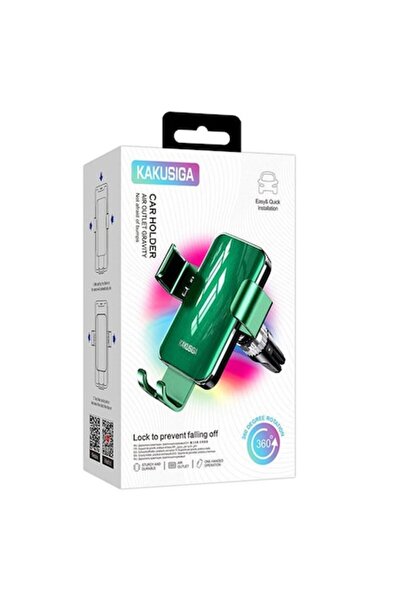 KAKU Suport Auto (KSC-1496), montaj Ventilatie, cleme laterale, 360°, brat fl...