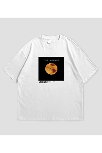 SVART WEAR Coldplay - Tricou oversize unisex cu album