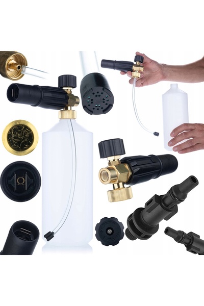 Rosfix Set Piană S0401 1000ml + Adaptor Lavor | Duză 1.23mm G1/4F 220bar