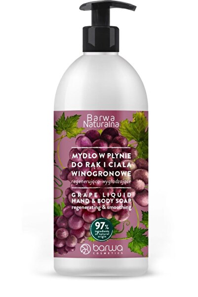 Barwa Cosmetics Sapun lichid cu struguri, regenerare si catifelare, Barwa Cos...