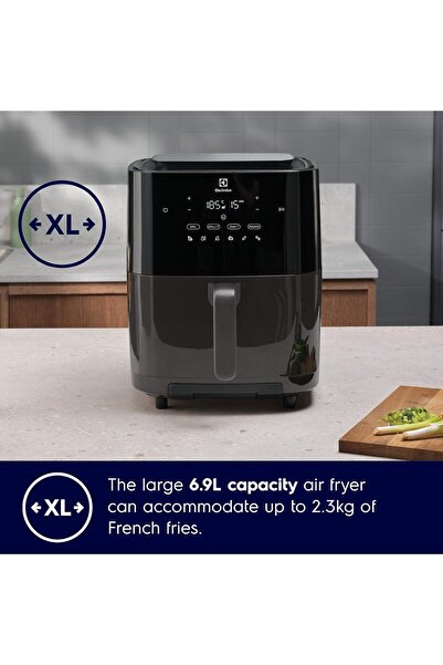 Electrolux 7L XXL Digital Air Fryer with Touch Controls for Frying without Oil, Roasting, Grilling &