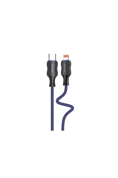 KAKU Data and Charging Cable (KSC-807), USB-C to Lightning, PD20W, 1m, Blue
