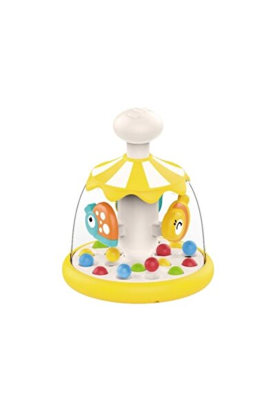 Toy Toy Toy Carusel educativ cu jucărie rotativă, jucărie muzicală pentru cop...