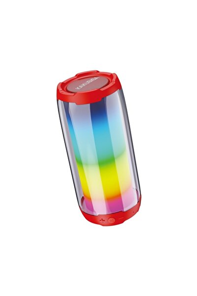 KAKUSİGA Boxa Portabila TWS KSC-611 360 Colorful Light, Bluetooth 5.0, Rosu