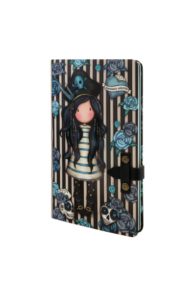 Santoro Gorjuss Gorjuss Black Pearl leather diary