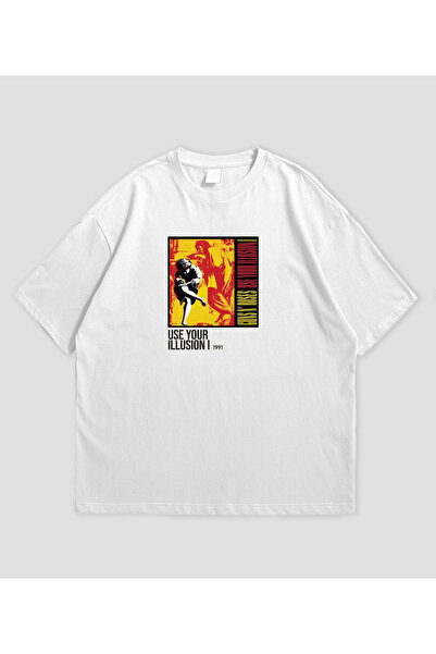 SVART WEAR Μπλουζάκι Unisex Oversize με άλμπουμ της μπάντας Gun N Roses