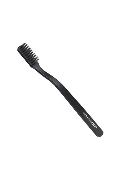 Koh-I-Noor Cosmetics Black toothbrush, ecological, low hardness, carbon bristles, Koh-I-Noor 709N