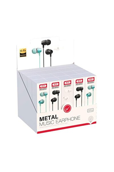 Xo Casti cu Fir (EP50), In Ear, 3.5mm, 1.2m, Mic & Volume Key, HiFi, MULTICOL...