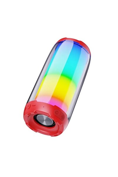 KAKUSİGA Boxa Portabila TWS KSC-611 360 Colorful Light, Bluetooth 5.0, Rosu
