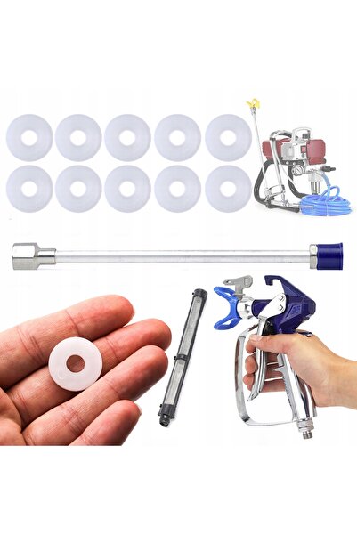 Rosfix Set Pistol Vopsit Blue Monster + Lancă 30cm + Filtru 60Mesh | 500 Bar