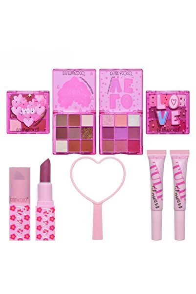 kevin coco Set de Machiaj,22 Culori, 2 Palete de Farduri, 2 Lip Gloss-uri, 2 ...