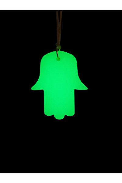 Bahat زينة معلقة على شكل مرآة الرؤية الخلفية من فاطمة آنا، تتوهج في الظلام، ق...