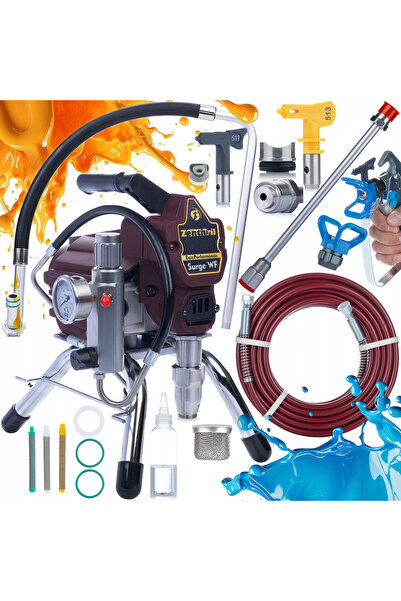 Rosfix Zenthril Agregat Vopsire Surge WF Set | 1800W 20MPa 2L/min Duze 513+La...