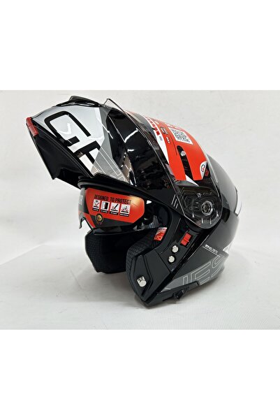 MT Genesis Sv Atempo B2 Parlak Renk Çene Açılır Kask Iç Güneş Vizörlü