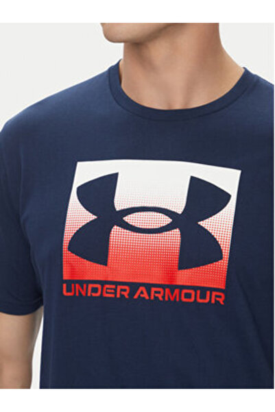 Under Armour Ανδρικό T-Shirt 1386793 Μπλε Ναυτικό