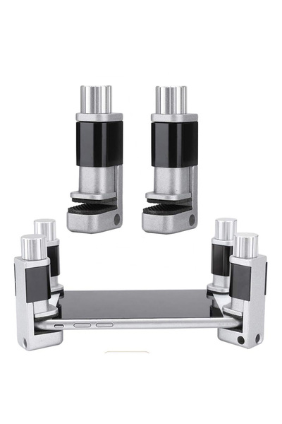 Rosfix Phone LCD Vise Set 2 Pcs | Screw Adjustment, Max 15mm, Rubber