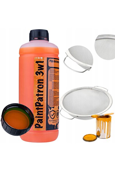 Rosfix PaintPatron 3in1 Set 1L + Paint Sieve 290mm | Stainless Steel, 60 Mesh