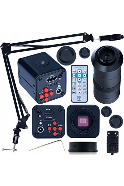 Rosfix Zenthril HDMI Microscope Camera Set + Adjustable Arm + 100X Lens | FullHD 1080P