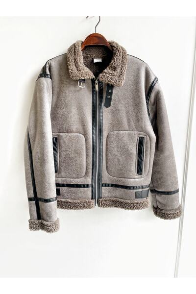 Butik Black full fur lined napa leather jacket