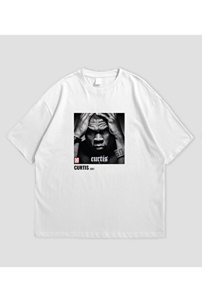 SVART WEAR 50 Cent - Tricou oversize unisex pentru album