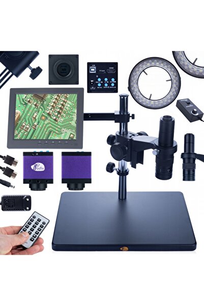 Rosfix Set Microscop Digital Earth Pro MCEP-0.5X + Cameră + LED 56x | Zoom 7–45x