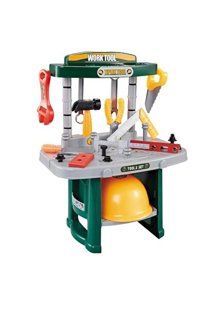 OEM Children's Workbench with Tools and Accessories, 37 x 24 x 47 cm