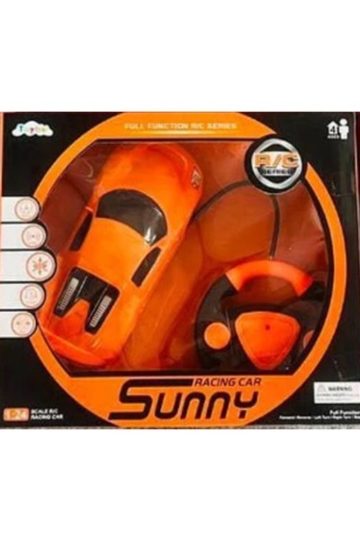 Toy Toy Toy Masina de curse cu volan, scara 1:24, control de la distanta, juc...