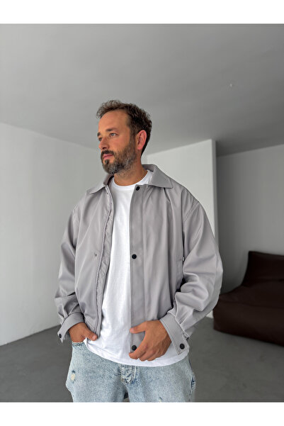 BYBASICMAN Stone Buttoned Seasonal Basic Jacket Stk-7045