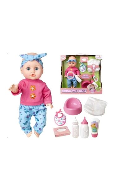 Toy Păpușă interactivă, cu accesorii, 35 cm