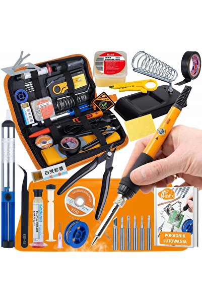 Rosfix SolderKit Max 14W1 – Set Profesional 60W | Temperatură Reglabilă 200–450°C