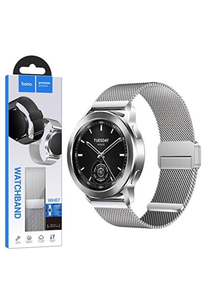 Hoco Curea metalica (WH07), pentru SmartWatch Universala, conectori 20 mm, Magnet, Stainless, Milane