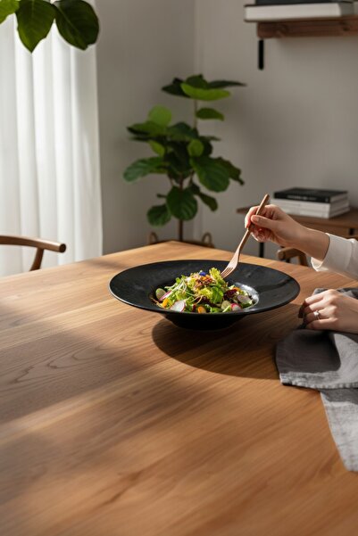 İREA PORSELEN Zenith Mystic 28cm Porcelain Pasta Plate and Salad Plate