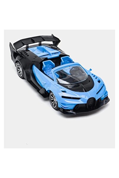 Toys Mașină de curse Bugatti pentru copii cu telecomandă și baterie, scară 1:...
