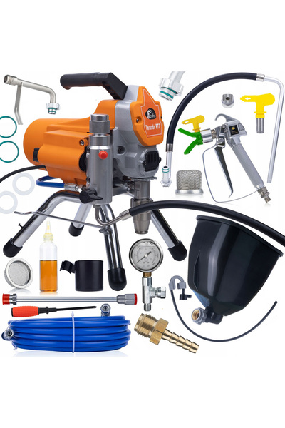 Rosfix Agregat Vopsit Tornado RT2 UltraSpray 1800W 22MPA | Set cu Rezervor 6L