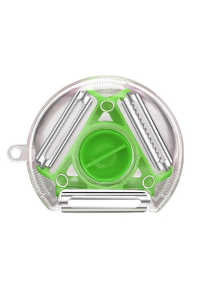 Choice1 Green 1/3PCS 3in1 Magic Trio Peeler Set Slicer Shredder Peeler Julien...