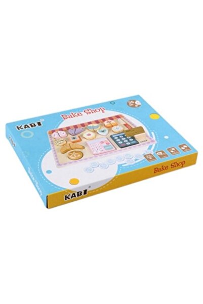 Toys Set pentru copii - Prajituri din lemn, 16 piese, 31x23 cm, de la 3 ani