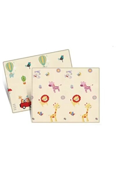 Toy Covoraș de joacă termoizolant pentru copii, față-verso, 100x180 cm