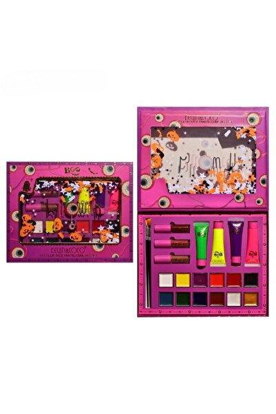 kevin coco Комплект продукти за рисуване на лице, KEVIN & COCO, Хелоуин, 12 ц...