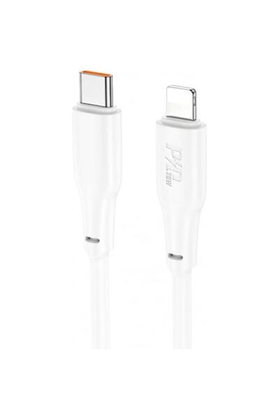 HOCO Premium Product USB-C to Lightning Charging Cable HOCO X93, 20W, 1m, White