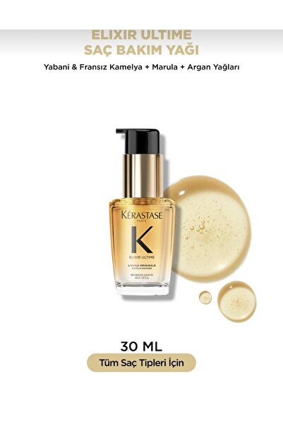 Kerastase ELİXİR Ultime Saç Bakım Yağı 30 ml NB4466^^