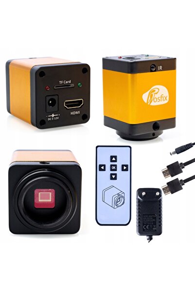 Rosfix Zenthril 12MP Microscope Camera Set + 180X Lens | HDMI, C-Mount, Optical Zoom