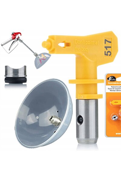 Rosfix Splash Guard Set + Spray Nozzle 517 | Compatible with Graco, Wagner