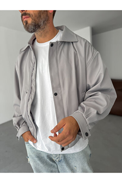 BYBASICMAN Stone Buttoned Seasonal Basic Jacket Stk-7045