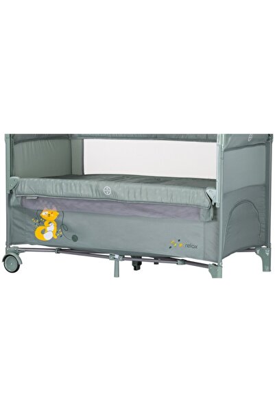 Chipolino Foldable Crib Relax Basil with Sliding Side