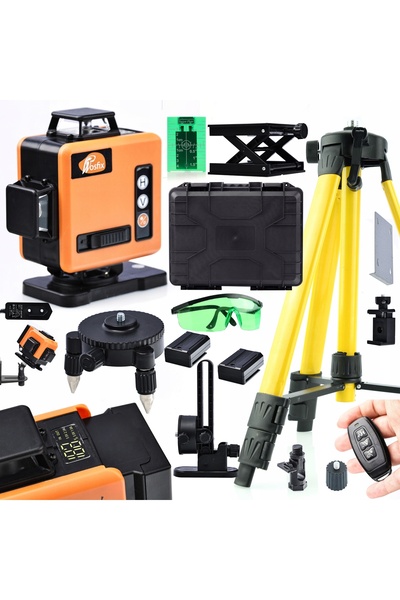 Rosfix Nivela Laser Orange Tiger ROT16L-L Set | 16 Linii, IP54, 25m, 3D