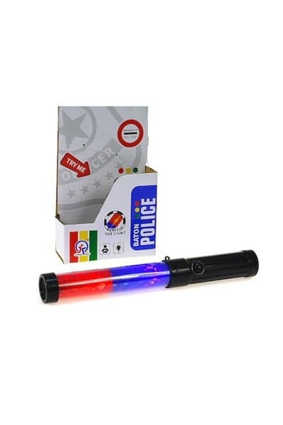 Toy Toy Toy Baston de poliție pentru copii cu lumină bicoloră, 22 x 3 x 3 cm