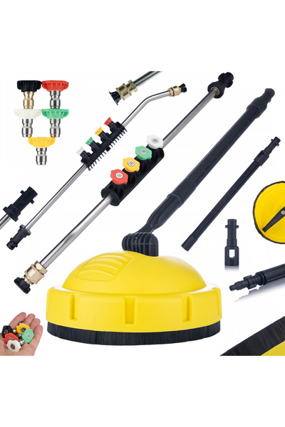 Rosfix Set Perie T-Racer + Lancie 1/4" 15° | Compatibil cu Kärcher K2–K7